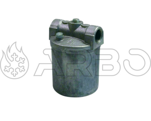 Filtro gasolio in alluminio, 1 via, 3/8", 80 kg/h. - FI80AG38