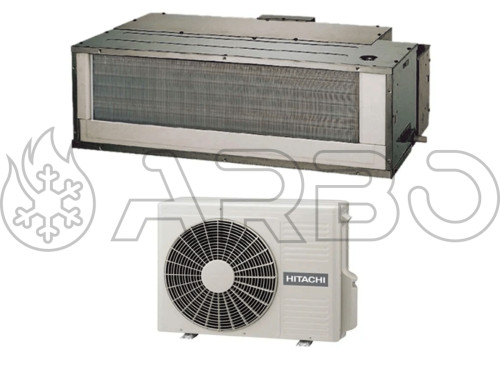 KIT CONDIZIONATORE HITACHI MONOSPLIT RESIDENZIALE LIGHT COMMERCIAL - UNITA' CANALIZZABILE 24000 BTU RAFF.A++/RISC.A+ - LIGHTCOMMERCIAL24