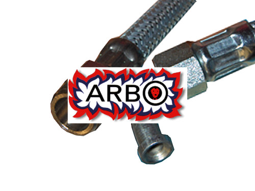 FLESSOMETRO CON ATTACCO 3/8M X 1/4FSVCURVA MM 900 - FB3814CS90