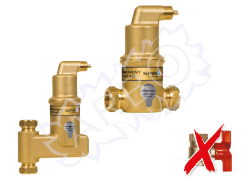 ELIMINATORE D'ARIA VENT AIR ORIZZONTALE AUTOCLOSE SOLAR 1` - AA100FBA08