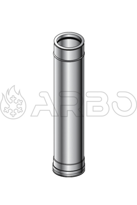 TUBO DOPPIO COIBENTATO LUNGO AD ARIA 430MM CON D.150/180MM RAMATO - DPAV602150