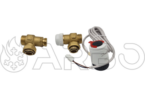 GRUPPO VALVOLA  2 VIE CON MOTORE TERMOELETTRICO AIR LEAF - GV2VAF