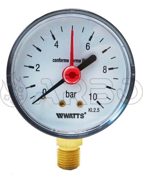 MANOMETRO DIAMETRO 63MM CON ATTACCO RADIALE 1/4 ATE 40 - MA63R40 MANOMETRO DIAMETRO 63MM CON ATTACCO RADIALE 1/4 ATE 40 - MA63R40