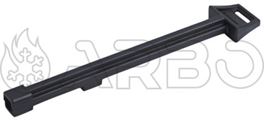 MANIGLIA A PLACCA STRETTA COTTALI - VEGA OTTONE LUCIDO VERNICIATO QUADRO 8 Mm FORO YALE - Foto 7