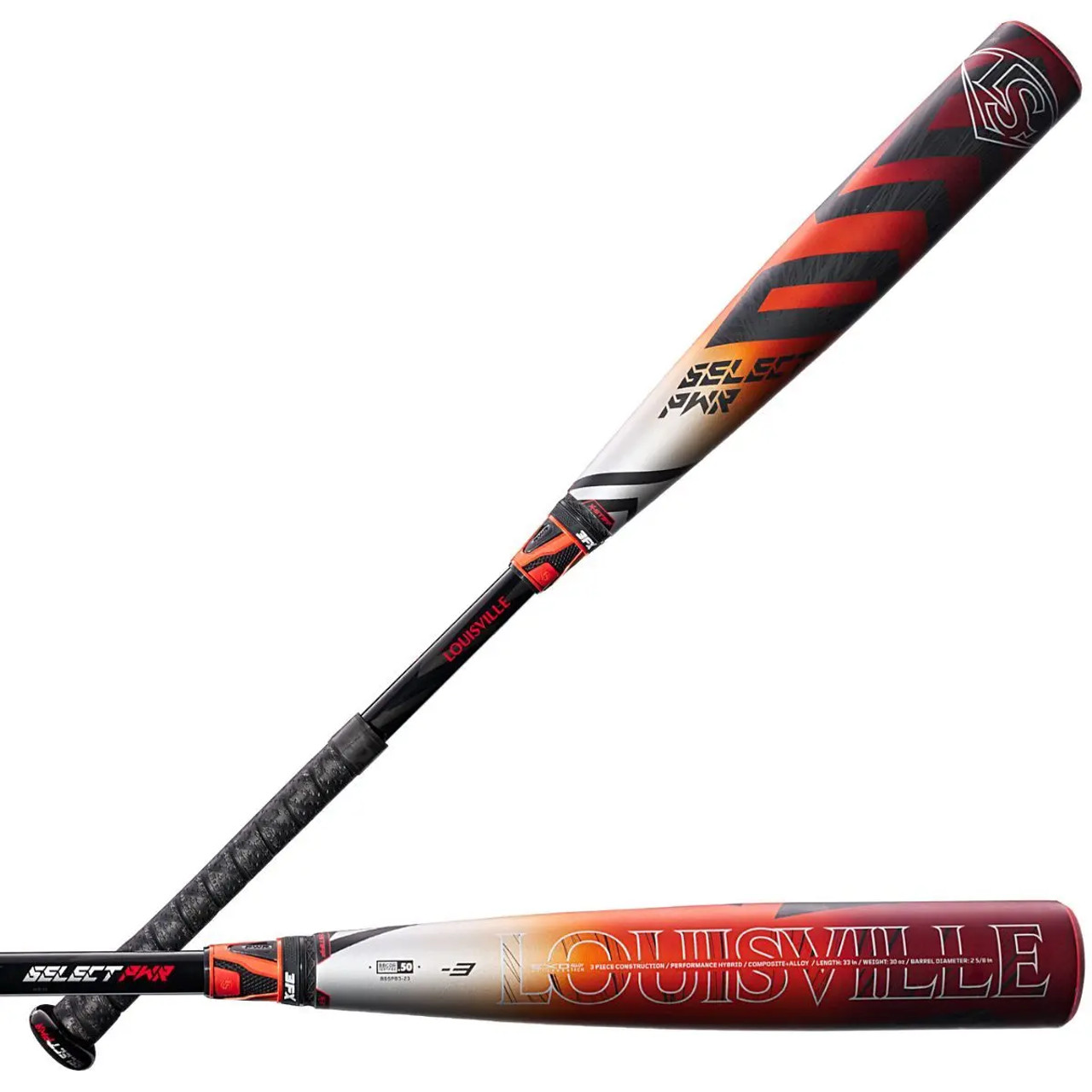 2023 Louisville Slugger Select PWR Hybrid BBCOR Baseball Bat, -3 Drop,  2-5/8 in Barrel, WBL2641010