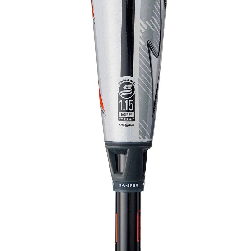 2023 Mizuno B23-CRBN2 Composite USSSA Youth Baseball Bat, -12 Drop