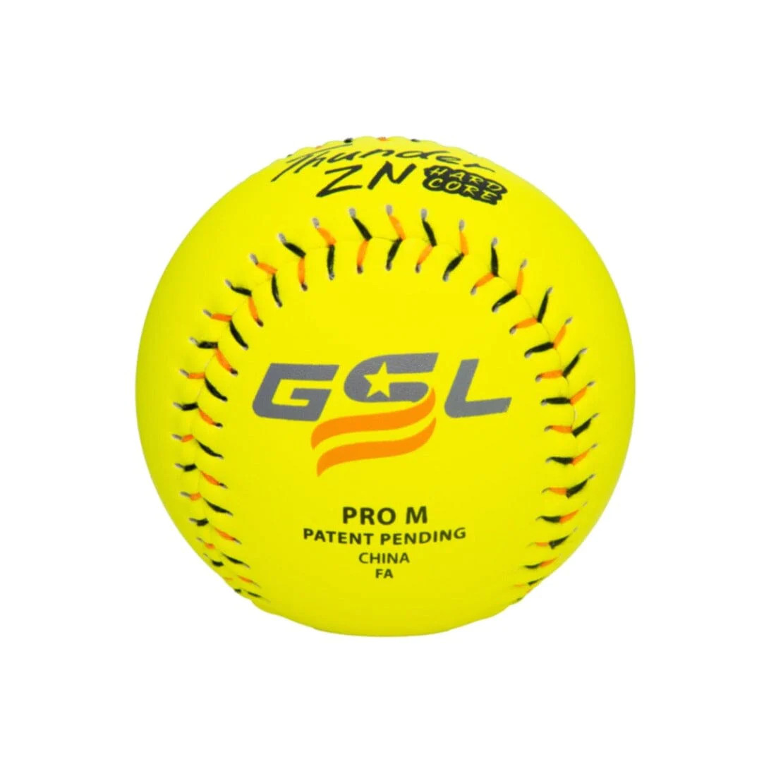 Dudley Thunder ZN HARD CORE GSL Pro M Slowpitch Softballs, 44/375