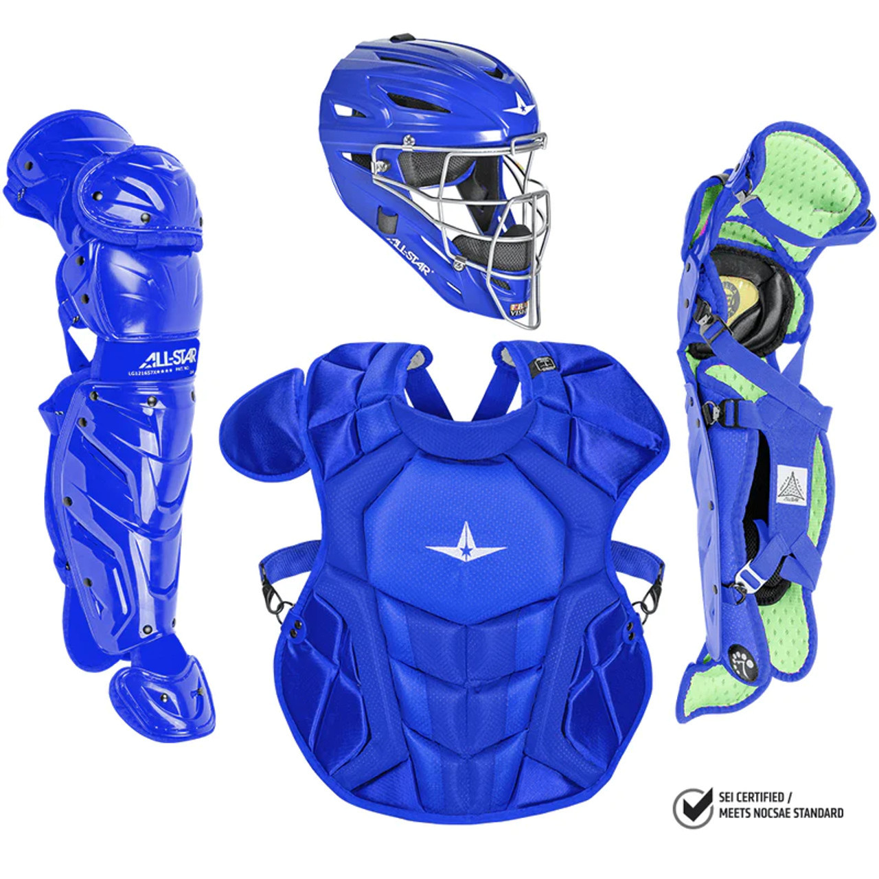 All-Star S7 Axis Elite (Ages 9-12) Solid Catcher's Kit NOCSAE
