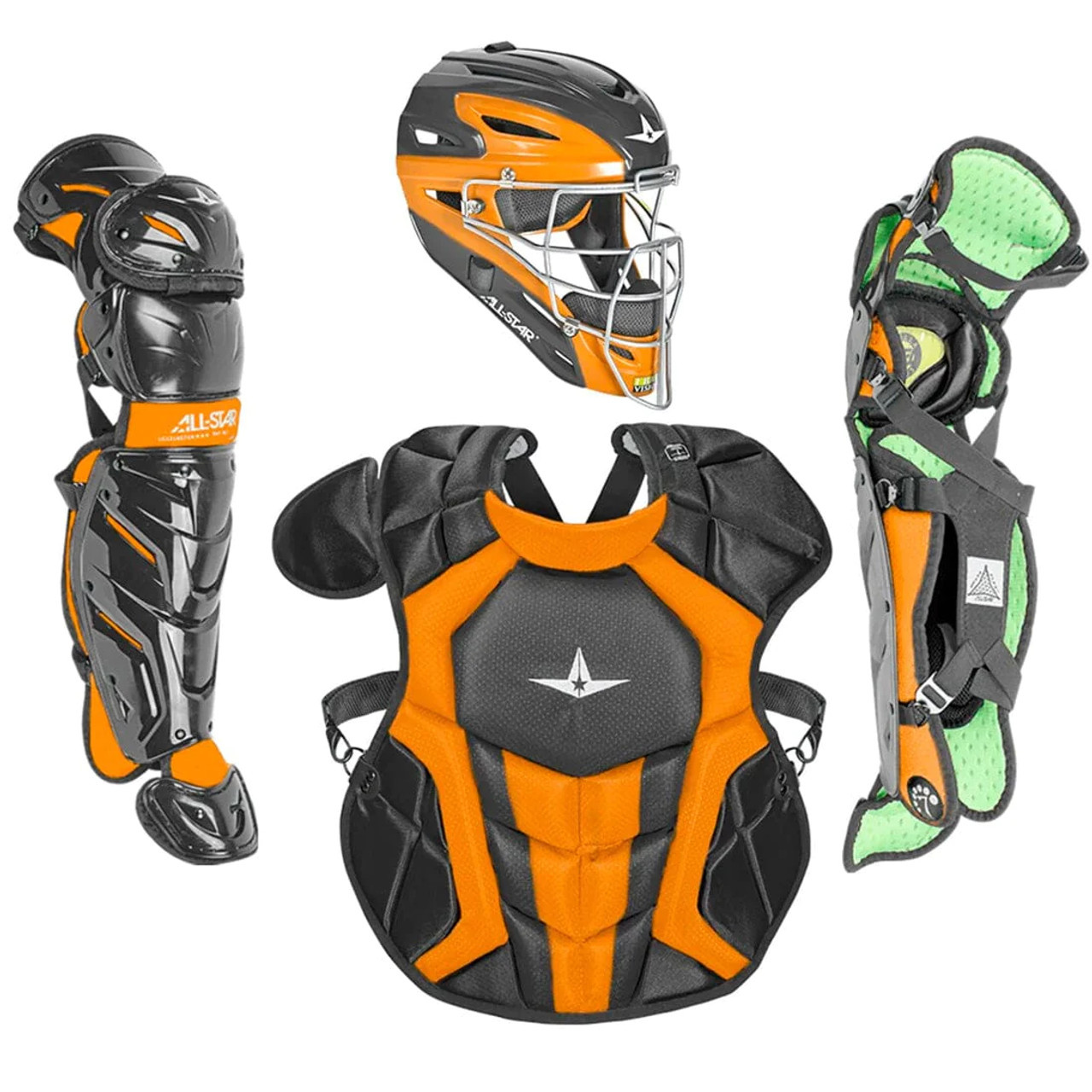 All-Star S7 Axis Elite (Ages 9-12) Two-Tone Catcher's Kit NOCSAE