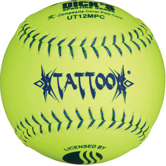 Dominate the Field AD Starr Tattoo USSSA Classic M 12” Softballs