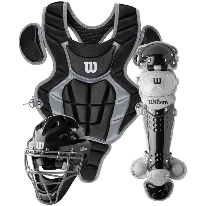 Wilson C200 Baseball Catcher's Gear Kit - Thumbnail 4