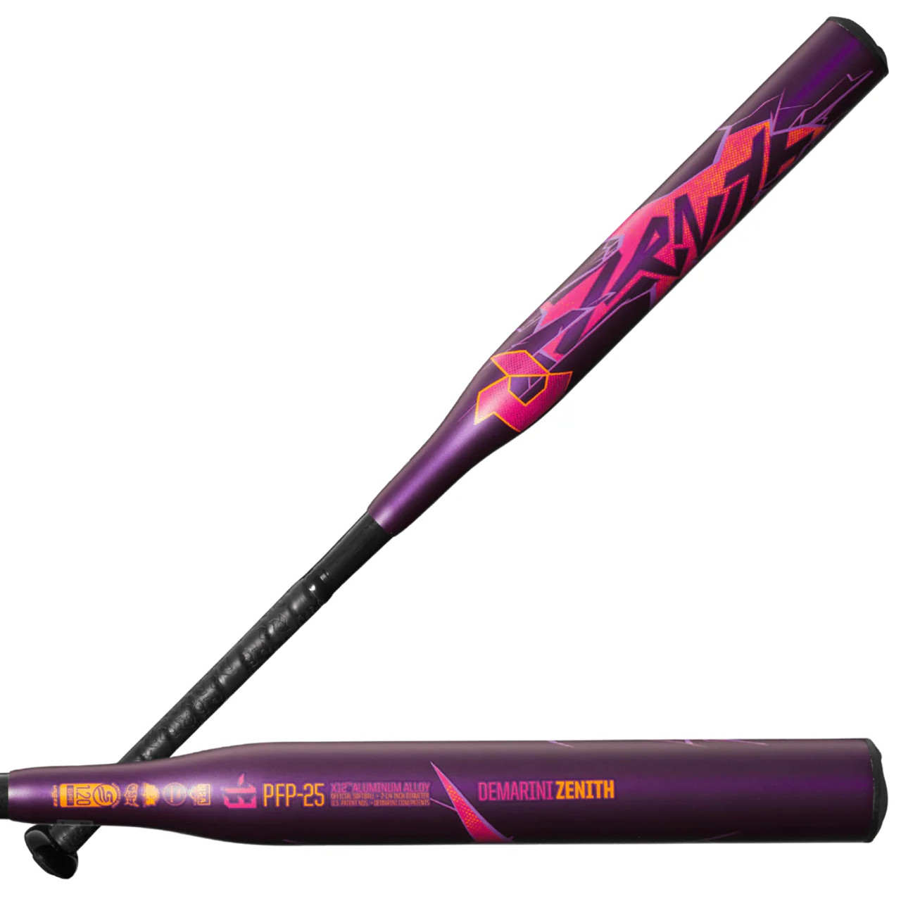 K. グレー25 2025 DeMarini ZENITH Hybrid Fastpitch Softball Bat, -13 Drop