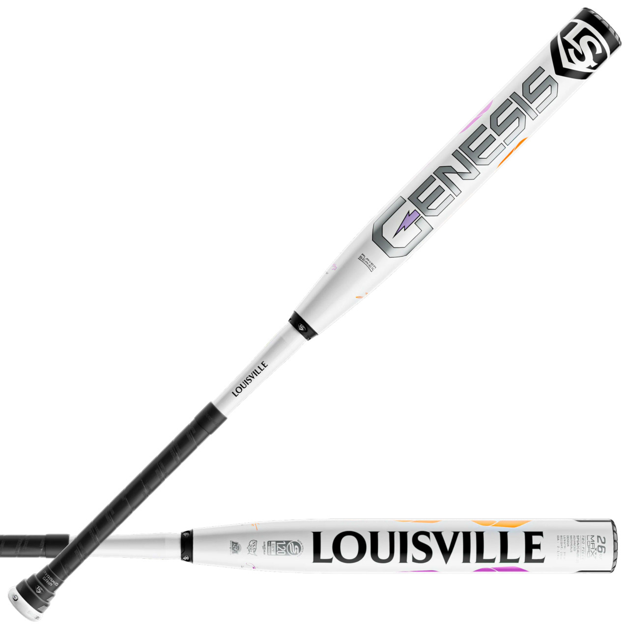 Batte Softball Louisville Slugger Usssa Genesis 27 Oz - Carbone Composite - Neuve
