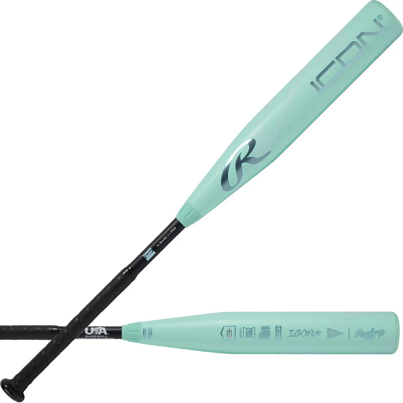 2026 Rawlings ICON Composite USA Baseball Bat, -8 Drop, 2-5/8 in