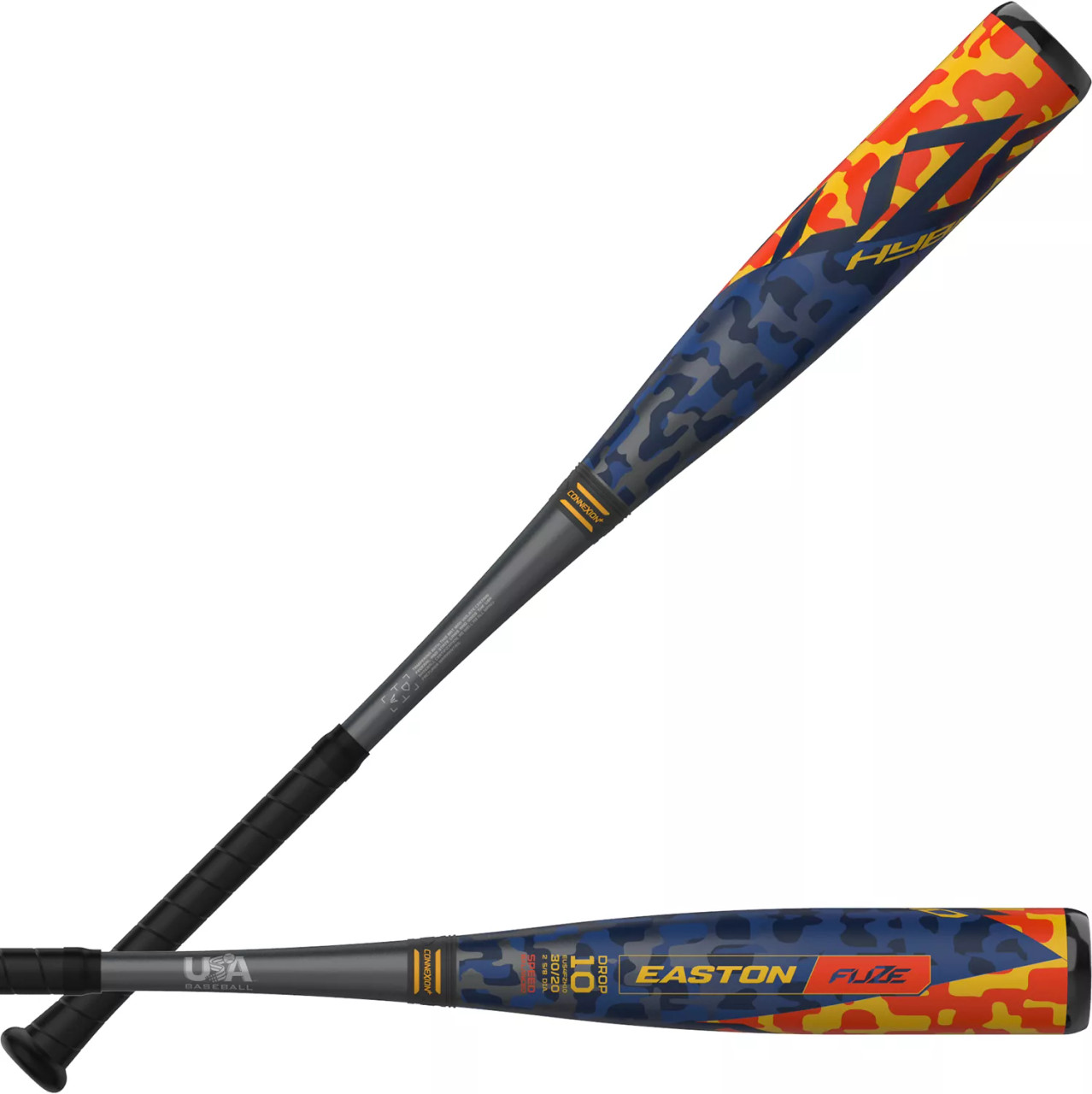 2024 Easton FUZE Hybrid USA Baseball Bat, -10 Drop, 2-5/8 in