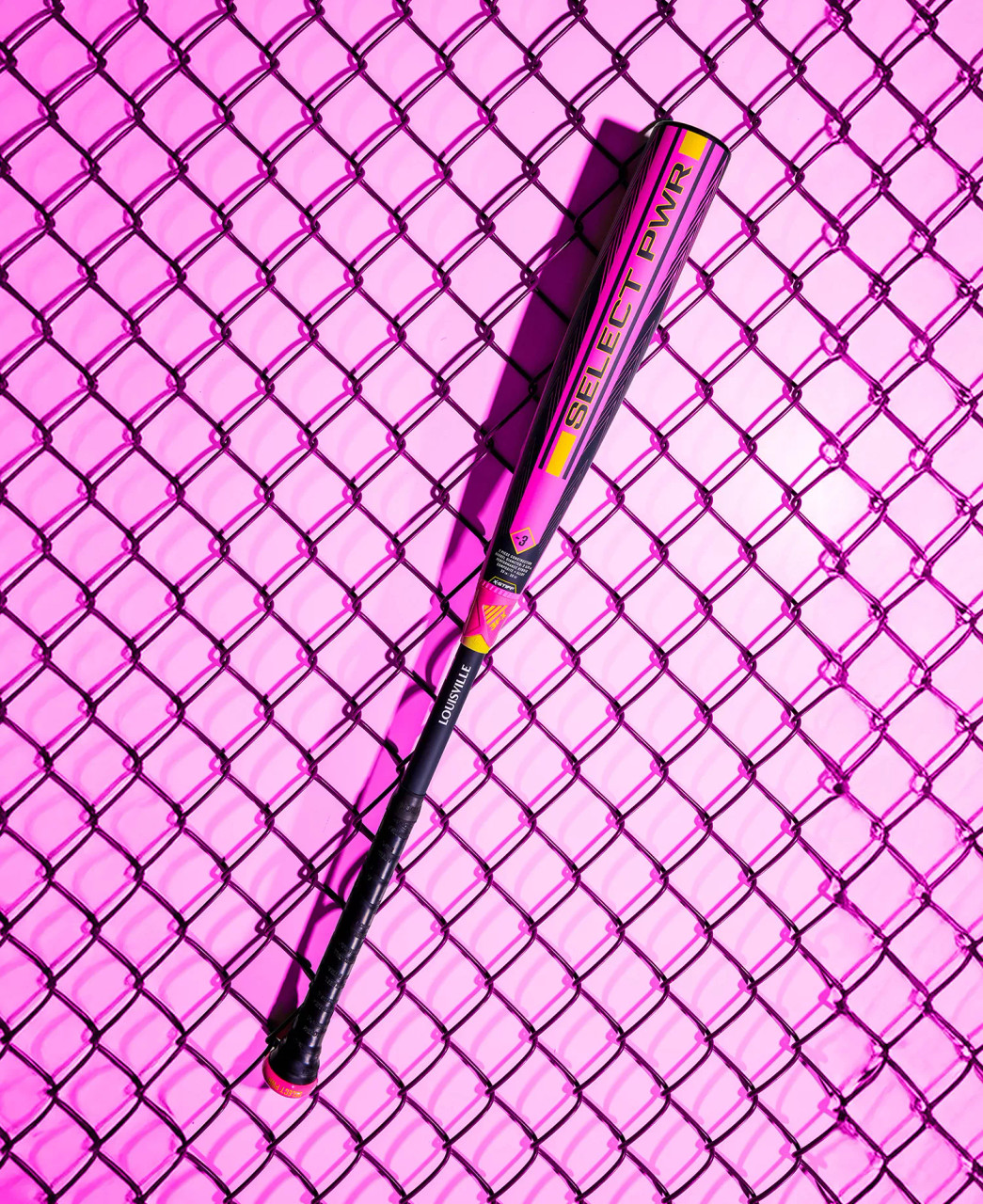 Louisville Slugger Select PWR PINK Hybrid BBCOR Baseball Bat, -3
