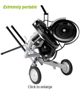 Three Wheel Hack Sports Attack Baseball HACK ATTACK Baseball Pitching Machine, Three ...