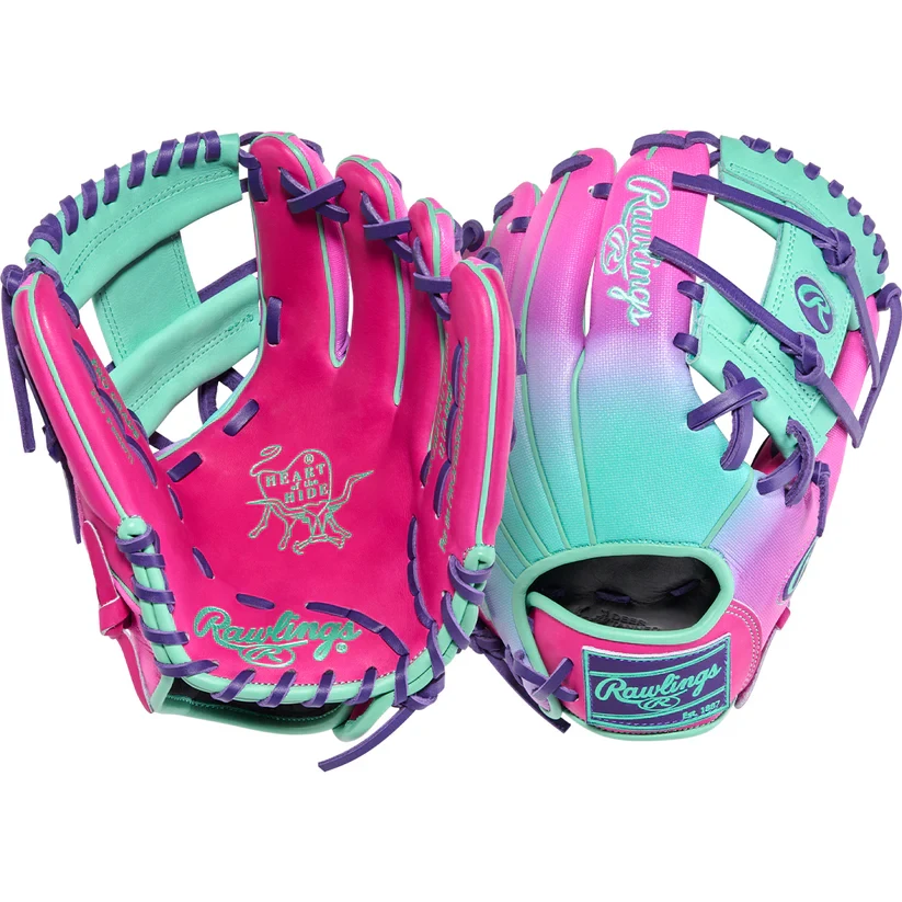 2026 Rawlings HEART OF THE HIDE Fun Burst 2.0 Baseball Fielding