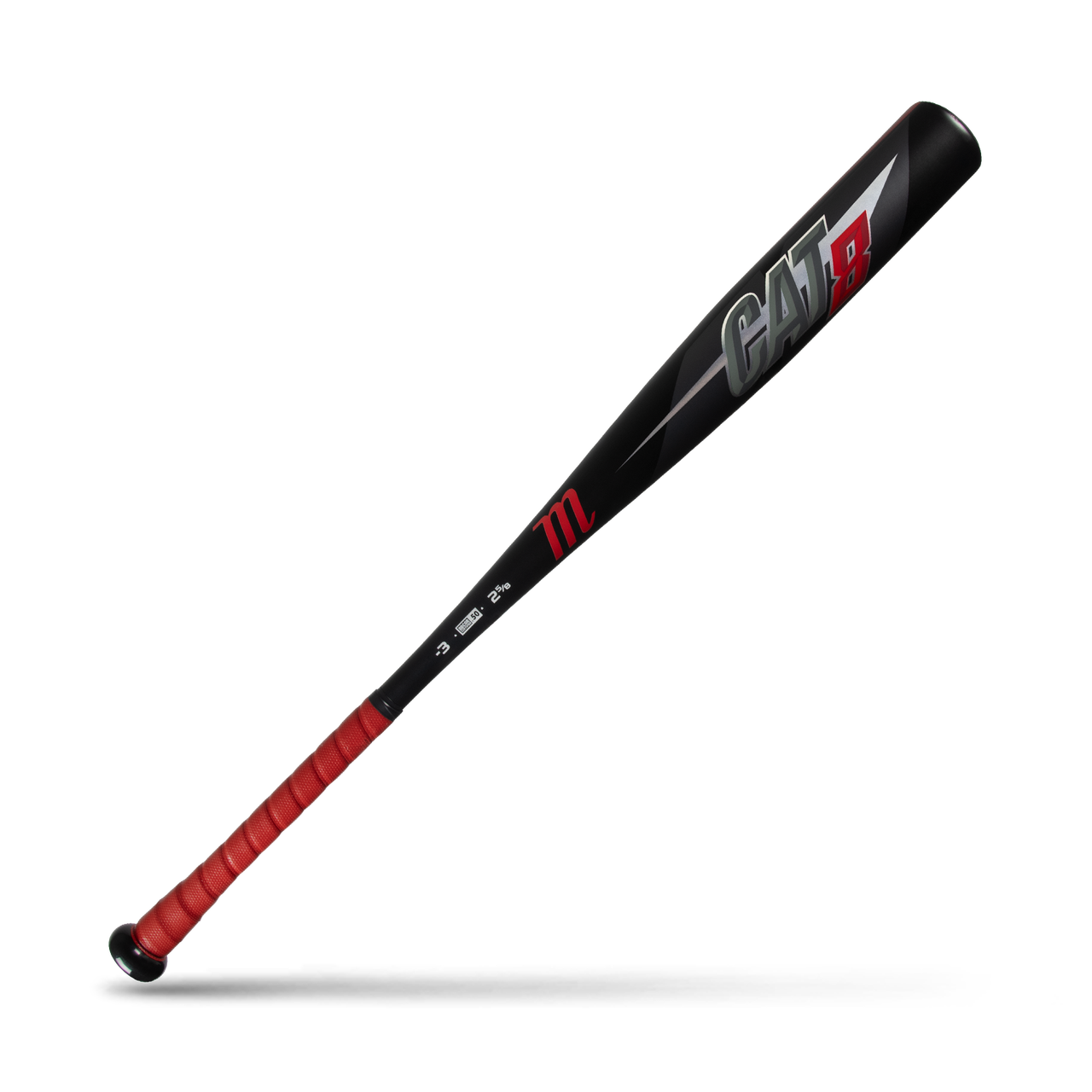 2020 Marucci CAT8 (CAT 8) Black Alloy BBCOR Baseball Bat, -3 Drop