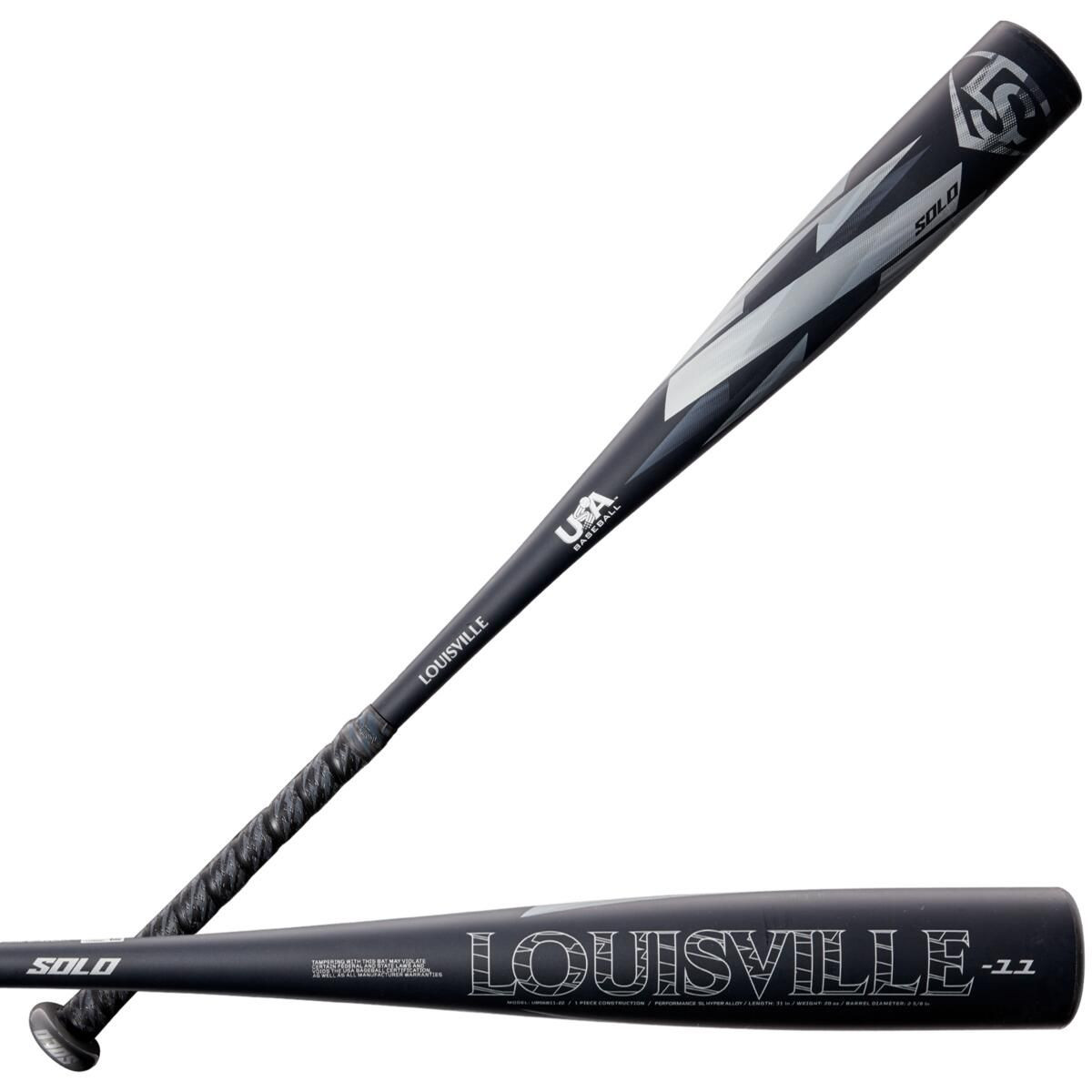 DISCONTINUED 2022 Louisville Slugger Solo Alloy Youth 2018+