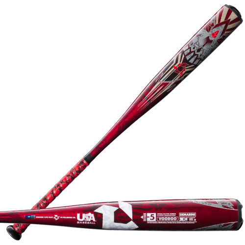 2023 DeMarini Voodoo One USA Youth Baseball Bat, -5 Drop, 2-5/8 in Barrel, UO5-23, WBD2361010