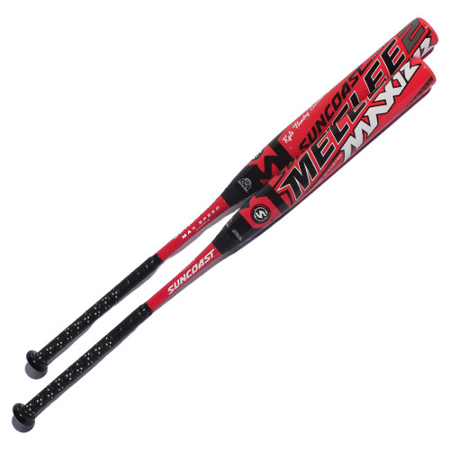 2022 Suncoast Melee Max 2 Endload SSUSA Senior Slow Pitch Softball Bat, 12 in Barrel, SMM2SE12