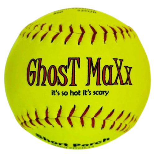 Short Porch Ghost MaXx 52/300 Slow Pitch Softball (Dozen), SB-MXX-52_300