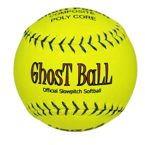 Short Porch GHOST USSSA 44/400 Pro M Composite Slow Pitch Softball (Dozen), SP-GHOST-PROM