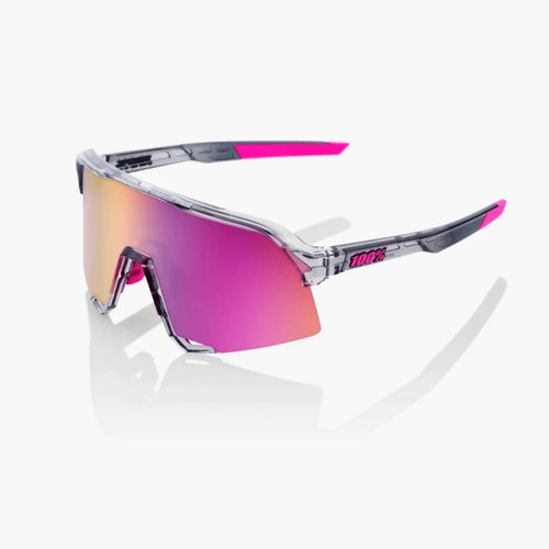100% S3 Sunglasses Tokyo Night - Purple Multilayer Mirror Lens