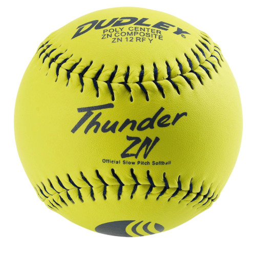 Dudley Thunder ZN 12" STADIUM 47/450 USSSA Slowpitch Softballs (DOZEN), 4U528Y