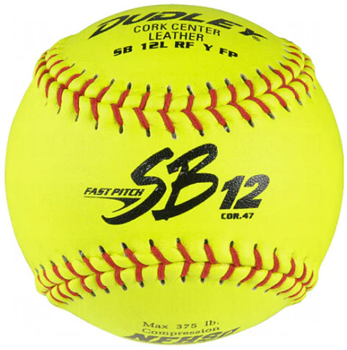 Dudley 12" NFHS SB 12 Fastpitch Softballs (Dozen), 4H311Y