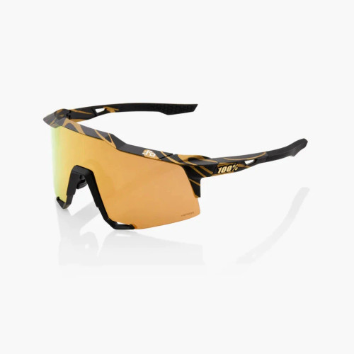 100% SPEEDCRAFT Sunglasses Peter Sagan LE Metallic Gold Flake - HiPER Gold Mirror Lens