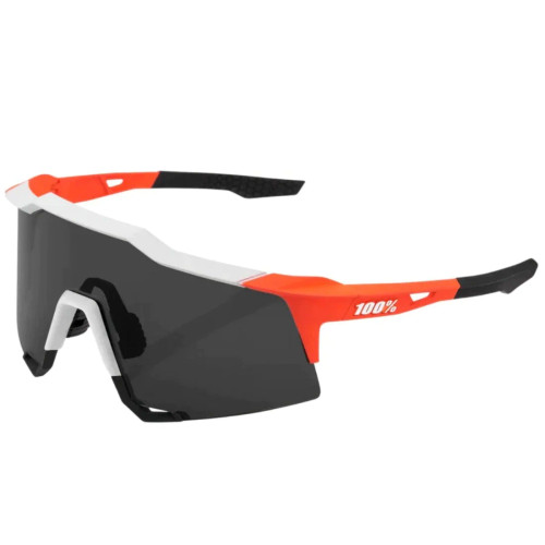 100% SPEEDCRAFT Sunglasses Soft Tact Oxyfire - Smoke Lens