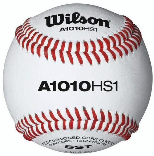 Wilson A1010BHS1SST High School NFHS Baseball , One Dozen, A1010BHS1SST 