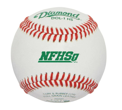 Diamond Official League NFHS Practice Baseball (Dozen), DOL1-HS