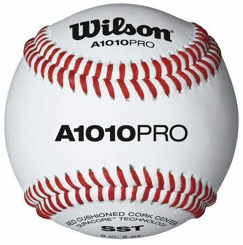 Wilson A1010 PRO High School and College Leather Baseballs, Dozen, A1010BPROSST (WL-WTA1010BPROSSTD)