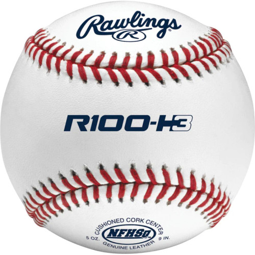 Rawlings R100-H3 NFHS Baseball, One Dozen, R100H3