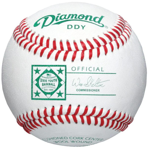 Diamond TOURNAMENT GRADE Dixie Youth Leather Baseballs, Dozen, DDY