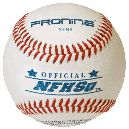 PRONINE Premium NFHS Baseball, One Dozen, NFHS