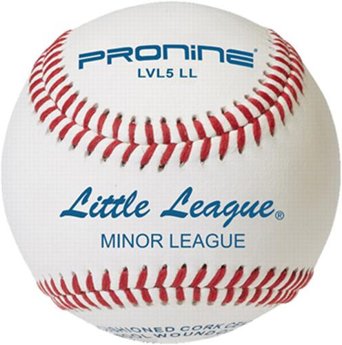 PRONINE Level 5 Soft Core Little League Minor Baseball, Synthetic Vinyl, Dozen, LVL5-LL