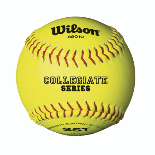 Wilson Collegiate 12" Fastpitch Softball, One Dozen, A9010BSST