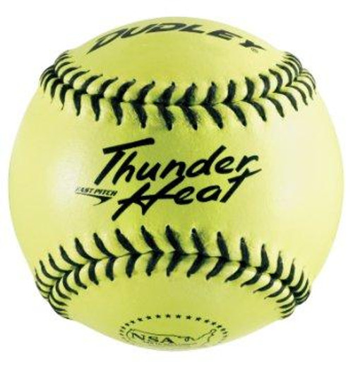 Dudley Thunder Heat NSA 12" Fastpitch Softball, One Dozen, 4E907Y