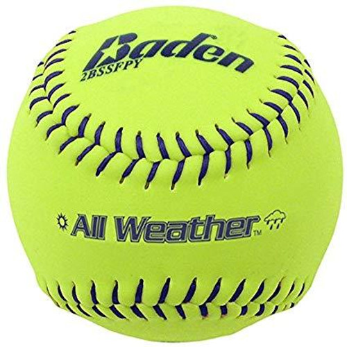 Baden All-Weather 12" Fastpitch Softball, One Dozen, 2BSSFPY