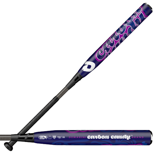2019 DeMarini Carbon Candy (-10) Composite Fastpitch Softball Bat, WTDXCND-19