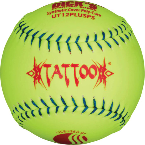 AD Starr Tattoo USSSA Classic Plus 12” Slowpitch Softball, One Dozen, UT12PLUSPC