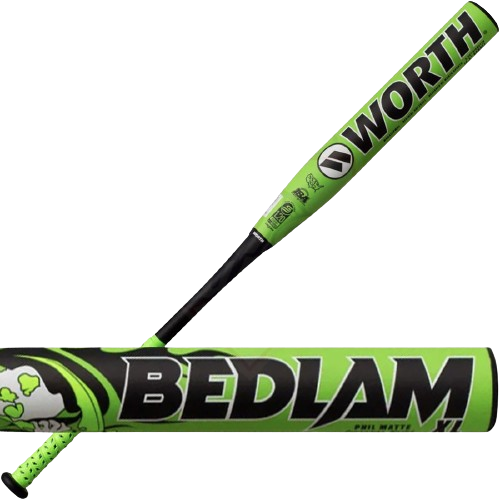 2024 Worth Bedlam Phil Matte XL Endloaded USSSA Slow Pitch Softball Bat, 12.5 in Barrel, WSU412PMBL