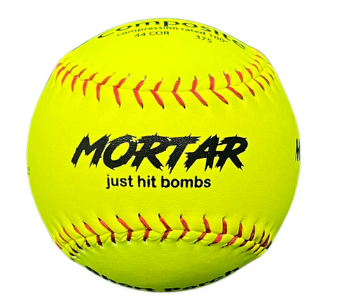 Short Porch MORTAR Maximum Performance Composite Slow Pitch Softballs, 44/375, 12 inch, Dozen, SPMORTAR-EXTREME
