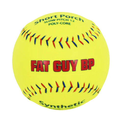 Short Porch Special Edition Fat Guy BP 52/300 Slow Pitch Softball Dozen, 12 Inch