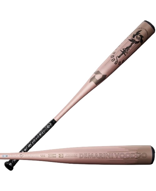 2025 DeMarini Voodoo One ROSE GOLD BBCOR Baseball Bat, -3 Drop, VOC-25R, WBD2628010