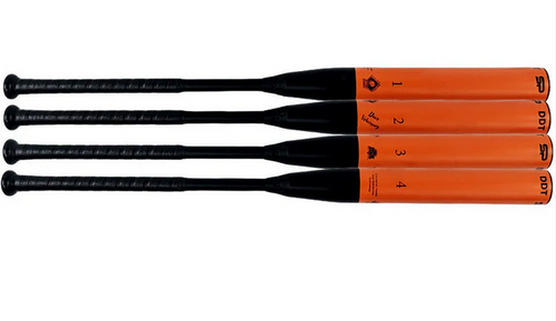 2025 Short Porch DDT ORANGE JUICE Kevlar Endloaded SSUSA Senior Slow Pitch Softball Bat, 12 in Barrel, SP-DDTOJ